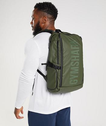 Gymshark X-Series 0.3 Backpack Ženske Torbe Maslinasto Zelene | HR 4275NWY